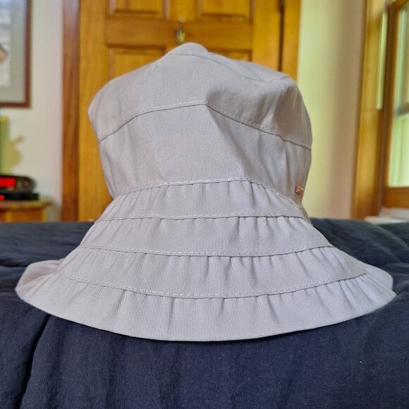 Fancet Bucket Hat Women's S/M 22" / 57 cm Beach Sun Summer Minimalist Neutral - Picture 3 of 5